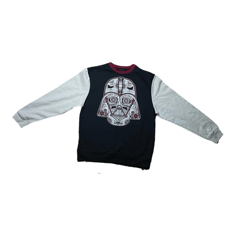 Men's Star Wars Darth Vader Dark Side Sugar Skull Long Sleeve Thermal Shirt M